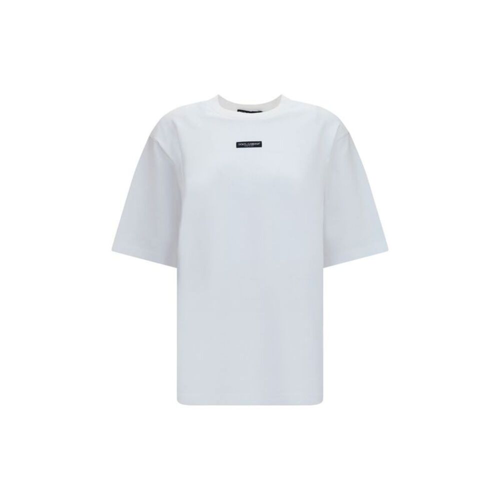 Dolce & Gabbana White Cotton Women's T-Shirt